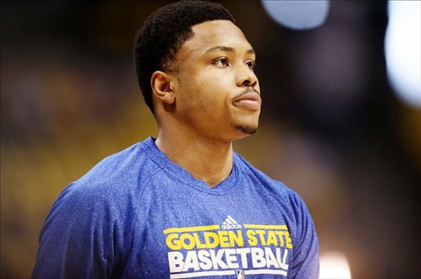Apr 20, 2013; Denver, CO, USA; Golden State Warriors guard Kent Bazemore (20) before game one of the first round of the 2013 NBA Playoffs against the Denver Nuggets at the Pepsi Center. Mandatory Credit: Chris Humphreys-USA TODAY Sports